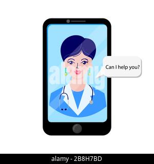 Rücksprache mit dem Patienten Stock Vektor