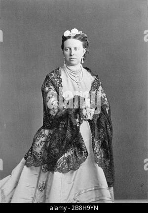 Herzogin Alexandra Petrowna. Prinzessin Alexandra von Oldenburg. Stockfoto