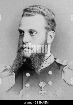 Großfürst Alexei Alexandrowitsch von Russland. Stockfoto