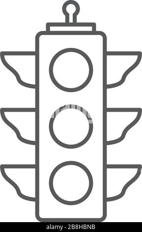 Ampel vektorsymbol Konzept Design auf weißem Hintergrund Stock Vektor