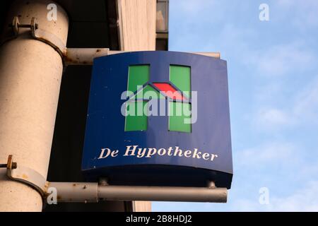 Plakat De Hypotheker In Amsterdam Osdorp, Niederlande 2020 Stockfoto