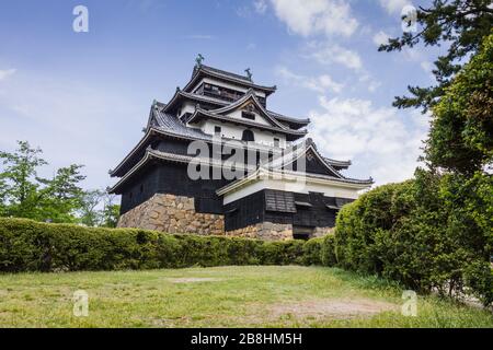 Ansicht von Matsue Castle in der Präfektur Shimane, Japan Stockfoto