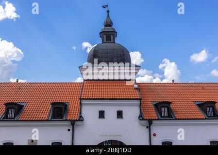 Eines der Gebäude des Klosters Post-Camaldolese in Wigry innerhalb des Landkreises Suwalki in der Wojewodschaft Podlaskie Stockfoto