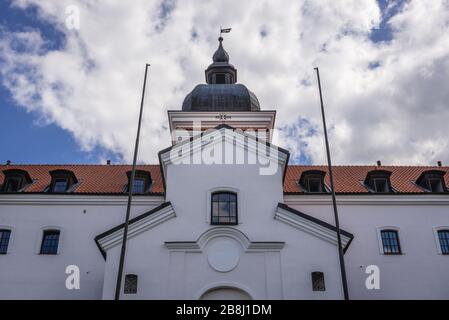 Außenansicht des Klosters Post-Camaldolese im Dorf Wigry im Landkreis Suwalki, in der Provinz Podlaskie Stockfoto