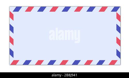 Alte Post Umschlag, Hintergrund Stockfoto