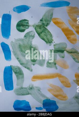 Abstrakter Hintergrund mit Aquarell bemalt. Stockfoto