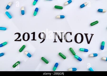 2019 ncov coronavirus Konzept. Stockfoto