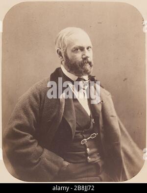 Louis Boulanger Nadar (Gaspard-Félix Tournachon, dit). Louis Boulanger. Papieralbuminé. Vers 1865. Paris, Maison de Victor Hugo. Stockfoto