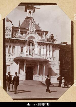 Album des World Expo Pavilion Transvaal Anonyme aus dem Jahr 1900. Album de l'Exposition universelle de 1900. Pavillon du Transvaal. 1900. Musée des Beaux-Arts de la Ville de Paris, Petit Palais. Stockfoto