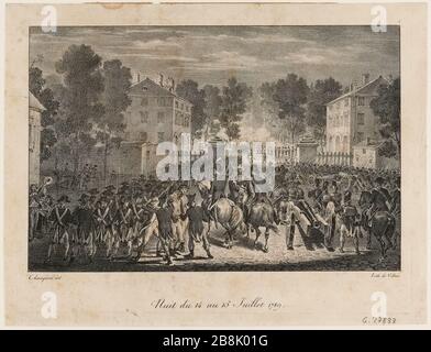 Nacht vom 14. Auf den 15. Juli 1789. (TI) Stockfoto