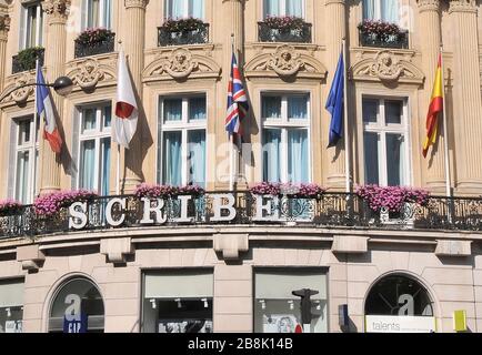 Sofitel Le Scribe Paris Opéra, Paris, Frankreich Stockfoto