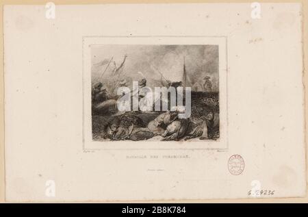 Schlachtpyramide (TI) Stockfoto