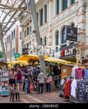 Kasturi Spaziergang ein Markt im Freien neben dem Central Market Kuala Lumpur Malaysia. Stockfoto