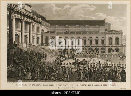 Sein A. R. Graf von Artois, aus dem Hilfsgericht von Paris / 17. August 1787 (IT) Stockfoto