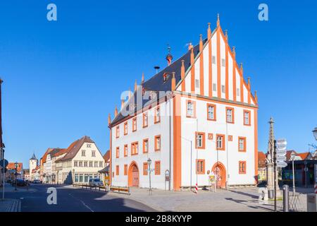 Rathaus in Haßfurt, Deutschland Stockfoto