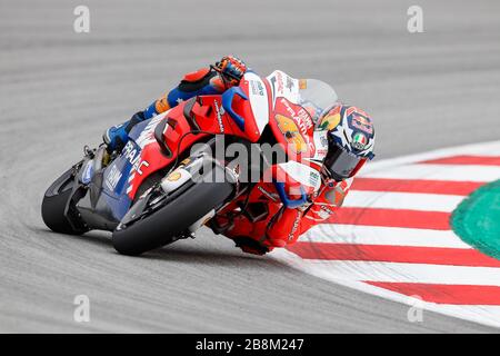 MONTMELO, SPANIEN - 14. JUNI: Jack Miller von Pramac Racing beim Free Practice MotoGP auf dem Circuit de Catalunya am 14. Juni 2019 in Montmelo, Spanien. Stockfoto