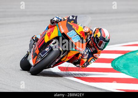 MONTMELO, SPANIEN - 14. JUNI: Jorge Martin von Red Bull KTM Ajo während des Free Practice Moto 2 auf dem Circuit de Catalunya am 14. Juni 2019 in Montmelo, Spai Stockfoto