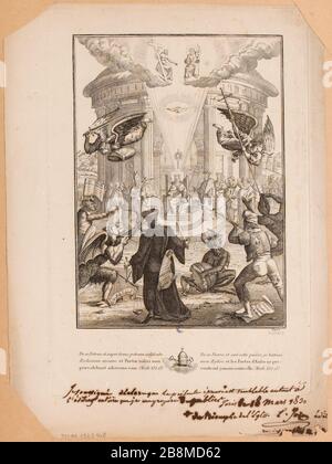 Du bist Peter und auf diesem Felsen werde ich bauen / meine Kirche [...] (TI) Stockfoto