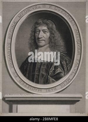 FRANCOIS GUENAULT 1664 Robert Nanteuil (1623-1678). "François Guenault", 1664. Tiefdruck. Paris, musée Carnavalet. Stockfoto