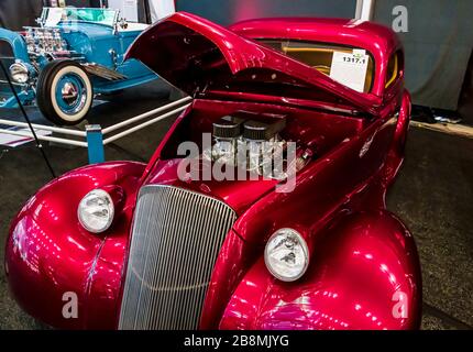 2019 Barrett-Jackson Scottsdale Auction, Cavallo Rossa Stockfoto