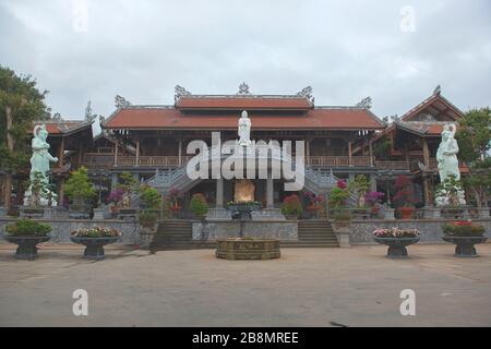 Khai Doan Pagoda King ehrte Pagode, das historische Relikt in Buon Ma Thuot, Dak Lak, Vietnam Stockfoto