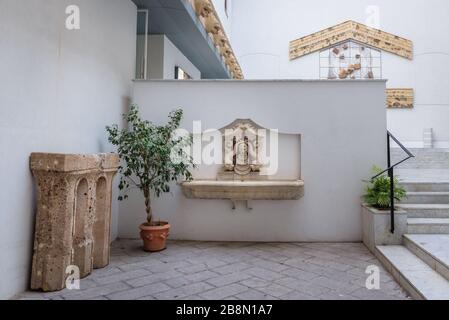 Regionales Archäologisches Museum Antonio Salinas in der süditalienischen Stadt Palermo, der Hauptstadt der autonomen Region Sizilien Stockfoto