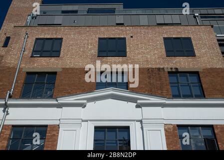 Renovierung der Stanley House Studios, Stanley Gardens, Acton, London, W3 Stockfoto