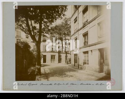 GEBÄUDE, 24 RUE DE LA CHAIR, 7. BEZIRK, PARIS Immeuble, 24 rue de la Chaise, Paris (VIIème arr.). 1898. Union Photographique Française. Paris, musée Carnavalet. Stockfoto