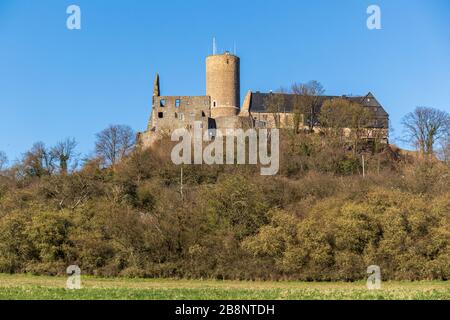 Schloss Gleiberg, Wettenberg Krofdorf-Gleiberg, Hessen, Deutschland, Europa Stockfoto