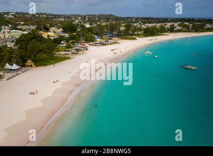 Barbados ist eine ostkaribische Insel und eine unabhängige britische Commonwealth-Nation. Stockfoto