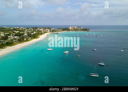 Barbados ist eine ostkaribische Insel und eine unabhängige britische Commonwealth-Nation. Stockfoto