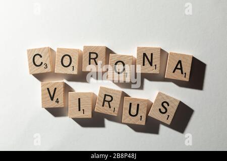 Covid-19 Coronavirus Stockfoto