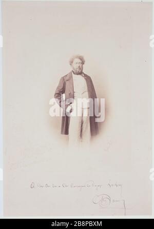 Alexandre Dumas Alexandre Dumas Père (1802-1870), écrivain français. Photographie de Gustave Le Gray (1820-1880er). Paris, Maison de Victor Hugo. Stockfoto