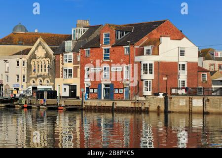 Harbor Master's Office, Weymouth Harbour, Dorset, England, Großbritannien Stockfoto