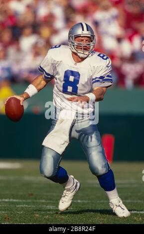 Troy Aikman von den Dallas Cowboys Stockfoto