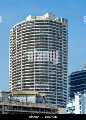 Menara City One 1 Wohnturm Jalan Masjid Indien-Bezirk Kuala Lumpur Malaysia. Stockfoto