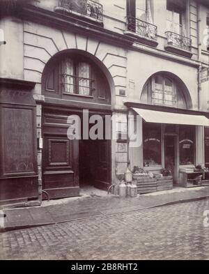 ALTE HOTELSTRASSE SEVIGNE '12, Rue de Sévigné, ancien hôtel, Paris (IVème arr.), 1911. Photographie d'Eugène Atget (1857-1927). Paris, musée Carnavalet. Stockfoto