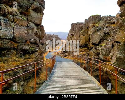 Nationalpark Thingvellir Stockfoto