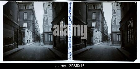 SAINT-SAVIOUR-STRASSE DUSSOUBS, 2ND-BEZIRK Rue Saint-Sauveur, Rue Dussoubs, 2ème-Bezirk. 1926-1936. Photographie anonyme. Paris, musée Carnavalet. Stockfoto