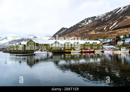 Siglufjörður Stockfoto