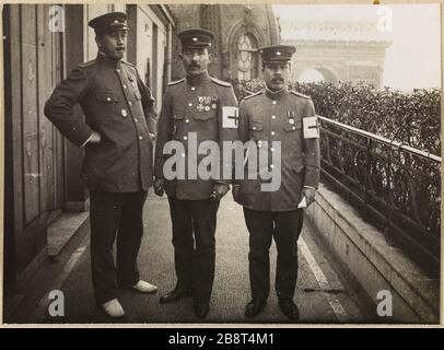 Paris. Krankenhaus Freiwilliger Nr. 4a Japanisches Rotes Kreuz / im Hotel Astoria. Hopital Bénévole Nr. 4bis Croix Rouge Japonnaise à l'hôtel Astoria. Paris. Photographie anonyme. Tirage au gélatino-bromure d'argent. 1914-1918. Paris, musée Carnavalet. Stockfoto