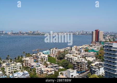 Skyline von Mumbai mit Blick auf Maharashtra, Indien. Stockfoto