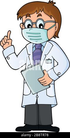 Doktor-Design-Bild 8 - eps10-Vektorgrafiken. Stock Vektor