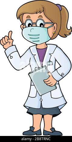 Doktor-Design-Bild 9 - eps10-Vektorgrafiken. Stock Vektor