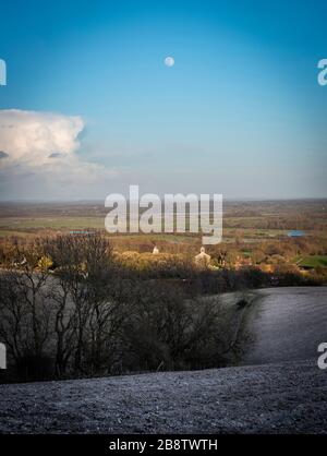 Das kleine Dorf Glynde in der Nähe von Lewes, East Sussex, Großbritannien Stockfoto