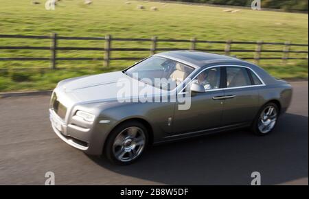 A Rolls Royce Ghost Series 2 aus dem Jahr 2014. Stockfoto