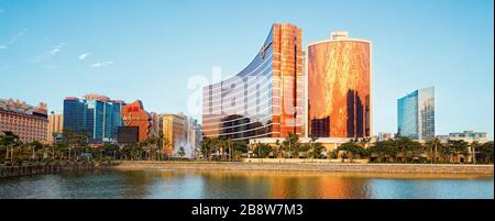 Das Wynn Macau, ein Luxushotel und Kasino. Macau, China. Stockfoto