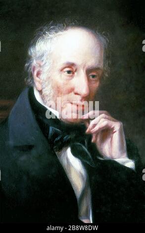 WILLIAM WORDSWORTH (1776-1850) englischer romantischer Dichter um das Jahr 1831 Stockfoto