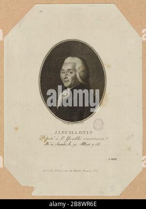 J.I. Guillotin / Euro in der verfassungsgebenden Versammlung Stockfoto