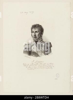 Lannes J/Duc de Montebello Marschall von Frankreich/Schweiz des Oberst General Grand Cordon von / der Rechtlegion Ritter ehren Württemberg usw. Stockfoto